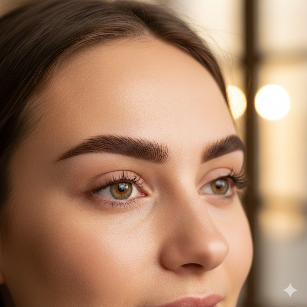 Augenbrauen Färben - Intensiver Blick im Aesthetic Center Krystyna