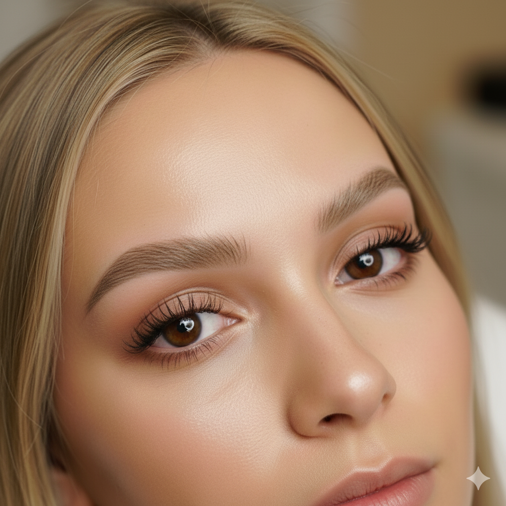 Powder Brows - Natürliche Augenbrauen im Aesthetic Center Krystyna